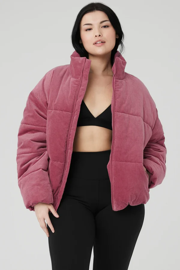 Corduroy Stage Puffer - Mars Clay