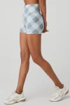 4 Vapor High-Waist Argyle Short - Gravel/Titanium