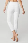 7/8 High-Waist Airbrush Legging - White