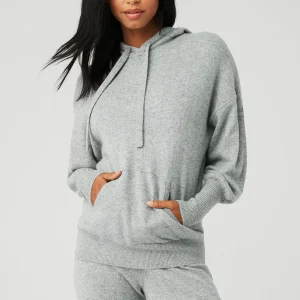 Cashmere Jet Set Hoodie - Dove Grey Heather