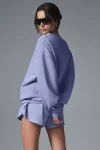 Accolade Crew Neck Pullover - Lilac Blue