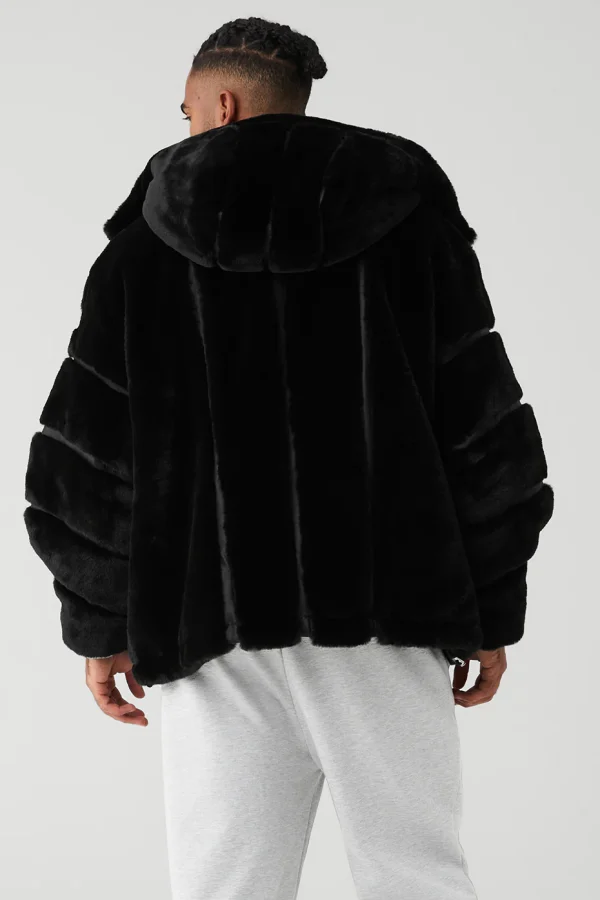 Knock Out Faux Fur Jacket - Black