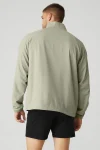 Ripstop 1/4 Zip On-Set Jacket - Limestone