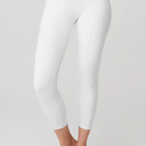 7/8 High-Waist Airbrush Legging - White
