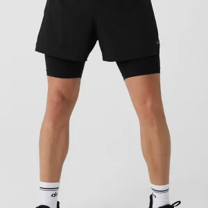 5 Revival 2-In-1 Short - Black/Black