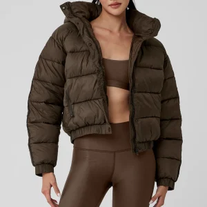 Aspen Love Puffer Jacket - Espresso