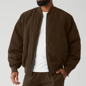 Faux Fur Urbanite Bomber - Espresso/Ivory
