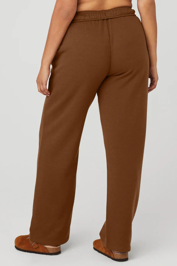 Accolade Straight Leg Sweatpant - Cinnamon Brown