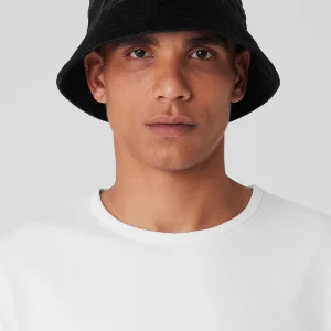 Corduroy Neighborhood Bucket Hat - Black
