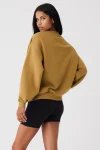 Accolade Crew Neck Pullover - Golden Olive Branch