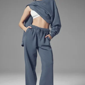 Accolade Straight Leg Sweatpant - Bluestone