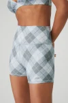 4 Vapor High-Waist Argyle Short - Gravel/Titanium