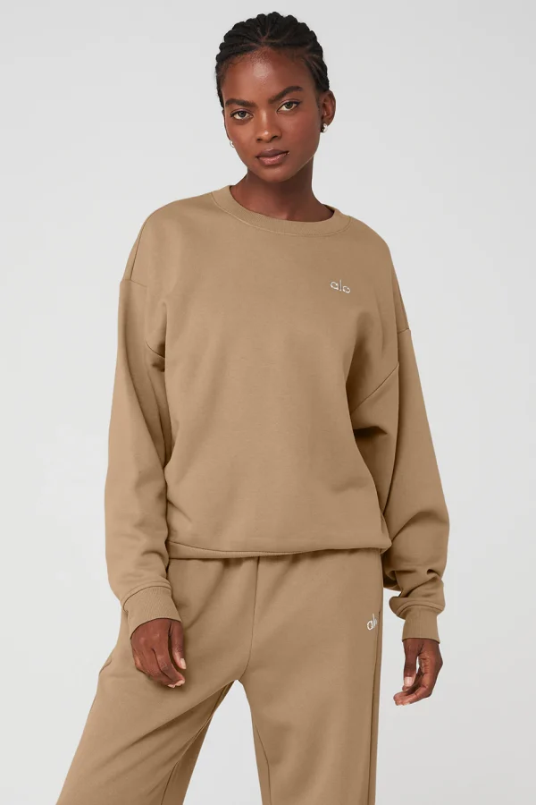 Accolade Crew Neck Pullover - Gravel