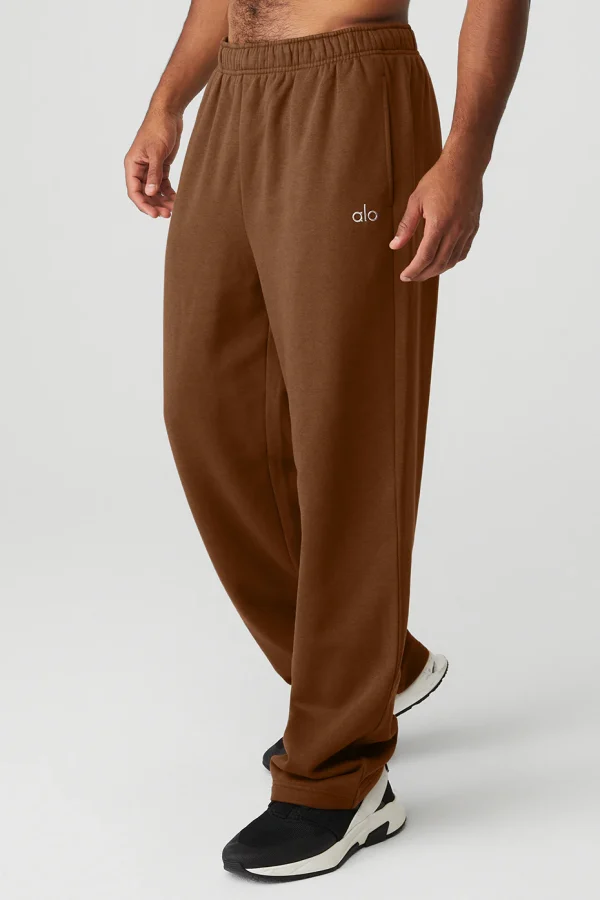 Accolade Straight Leg Sweatpant - Cinnamon Brown