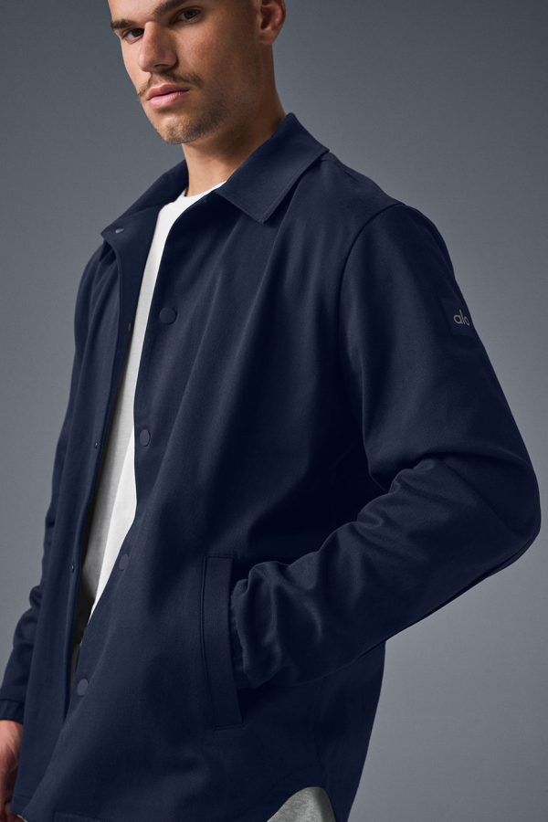 Edition Sueded Jacket – Navy