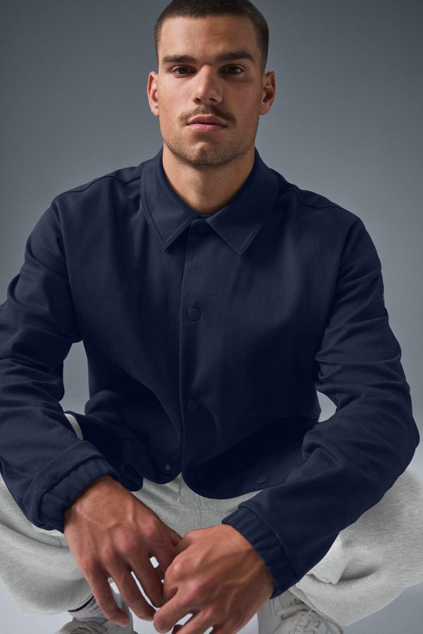 Edition Sueded Jacket – Navy