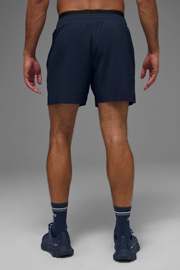 5″ Traction Running Short – Navy