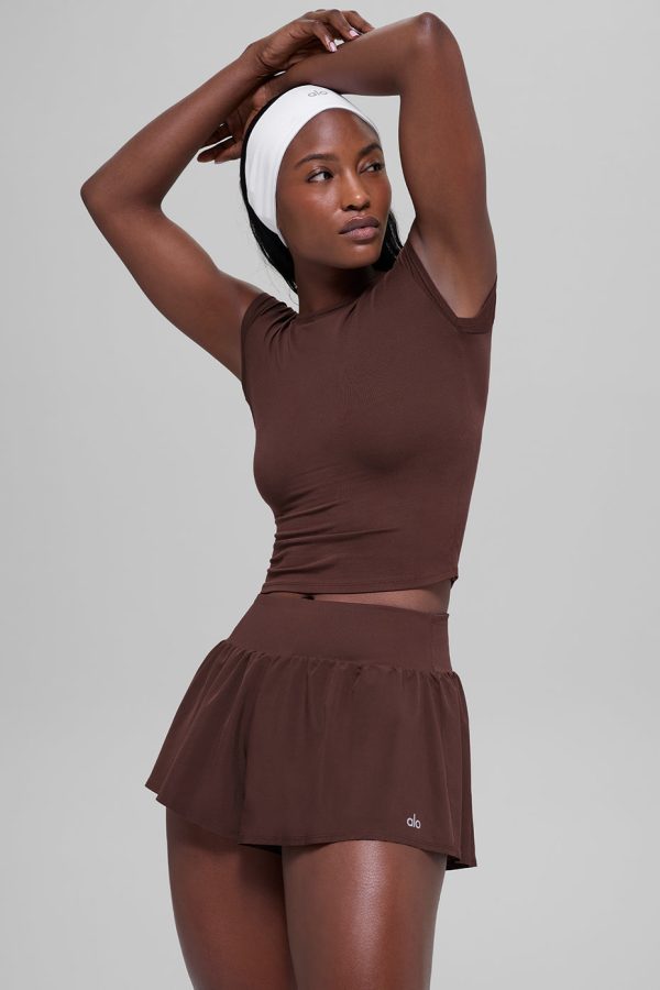 Alosoft Back For More Tee – Brownstone