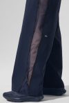 High-Waist Origin Wide Leg Track Pant ?C Navy/Black