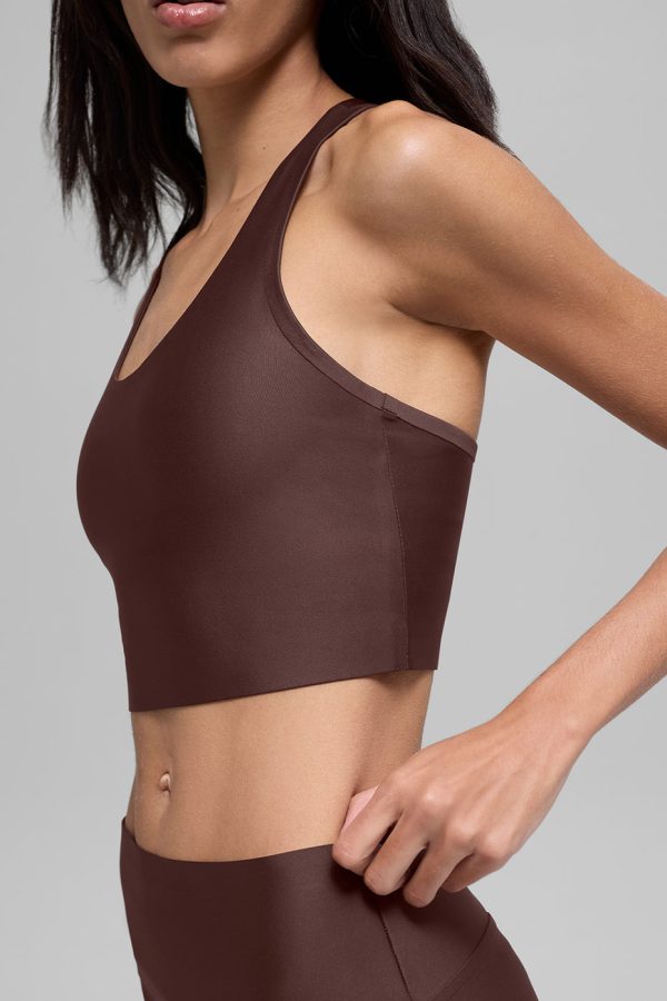 Airlift Super Sleek Bra Tank – Brownstone