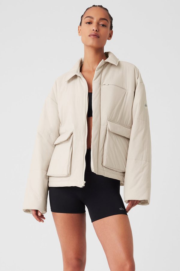 Voyage Utility Cargo Jacket ?C Bone