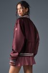 Afterglow Varsity Jacket ?C Burgundy Truffle