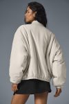 Faux Leather Premier Bomber ?C Bone