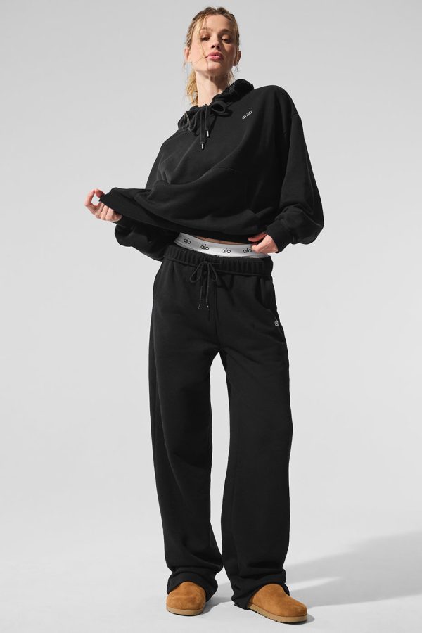 Accolade Straight Leg Sweatpant ?C Black