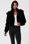 Faux Fur Foxy Jacket ?C Black