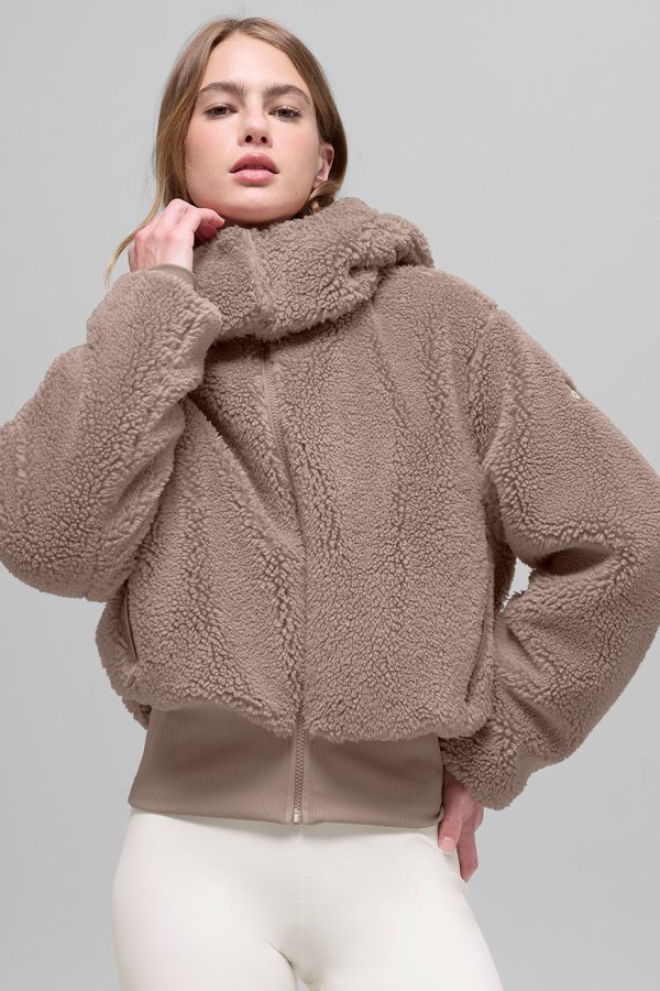 Foxy Sherpa Jacket ?C Chai Latte