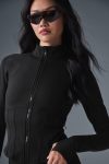 Airbrush Corset Full Zip Jacket ?C Black