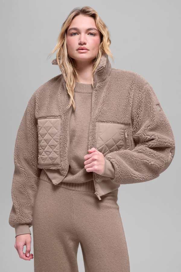 Sherpa Edge Bomber ?C Chai Latte