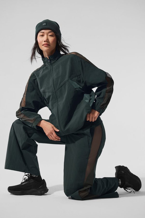 Origin Full-Zip Track Jacket ?C Charcoal Green