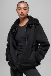 Faux Shearling Grand Jacket ?C Black