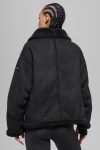 Faux Shearling Grand Jacket ?C Black