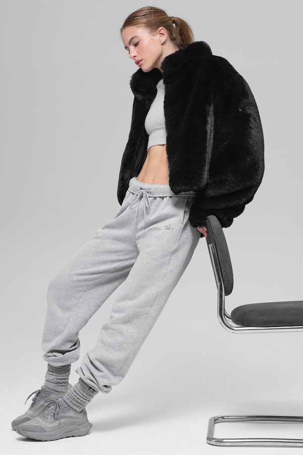 Faux Fur Allure Jacket ?C Black