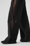 High-Waist Origin Wide Leg Track Pant ?C Black