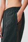 High-Waist Origin Wide Leg Track Pant ?C Charcoal Green