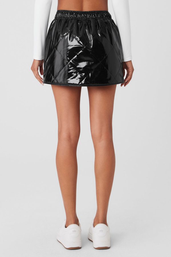 Snomoto Puffer Mini Skirt ?C Black