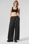 Sheer Game Time Wide Leg Jogger ?C Black