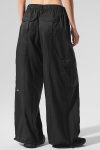 Sheer Game Time Wide Leg Jogger ?C Black